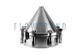 Cone Bottom Manway for Brewery-450IL (17.72") 304SS, 32Ra Finish, 2.0" opening, EPDM Gskt